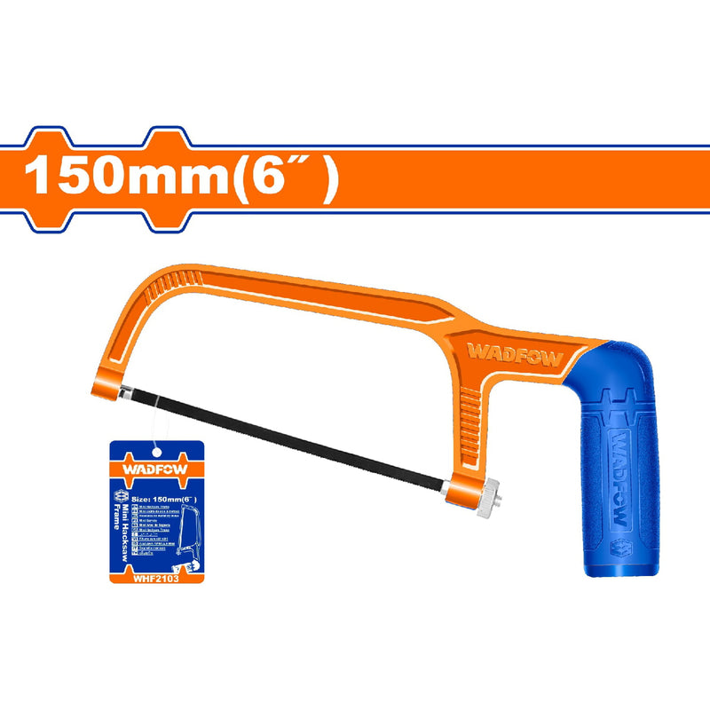 Mini Segueta Industrial para Metal de 150mm/6". Cuerpo de Aluminio. Incluye 1 hoja de sierra.