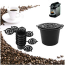 Kit de 6 Cápsula de Café NESPRESSO reutilizables de plástico.