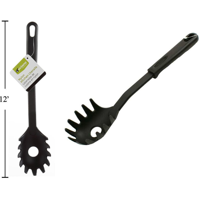 Cucharon Servidor de espaguetis de nailon Luciano, etiqueta