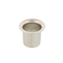 Ojal niquelado de 1/4" para cables de estanterías