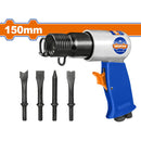 Llave de Impacto neumática 150mm. Velocidad: 4500 BPM. Presión de aire: 90psi. Incluye cinceles.