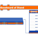 Base para exhibidor Wadfow. Acero. Espesor:0.6mm. 89x37cm.