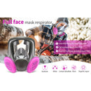 Respirador máscara de gas de rostro completo reutilizable 17 en 1 Pintura, vapores organicos, fumigacion, fundicion etc