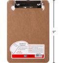 Tablero con clip de 6 x 9 ", paquete retráctil (HZ) Portapapeles