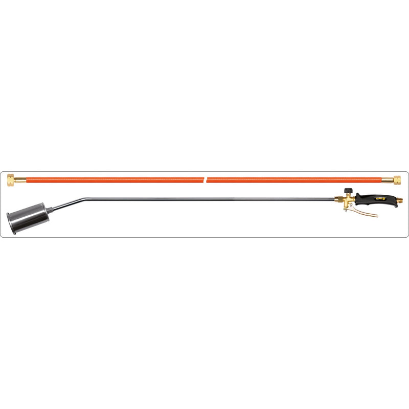 Antorcha de propano quemador para techos, malezas 62Kw 100 cm largo diámetro 2 1/2"