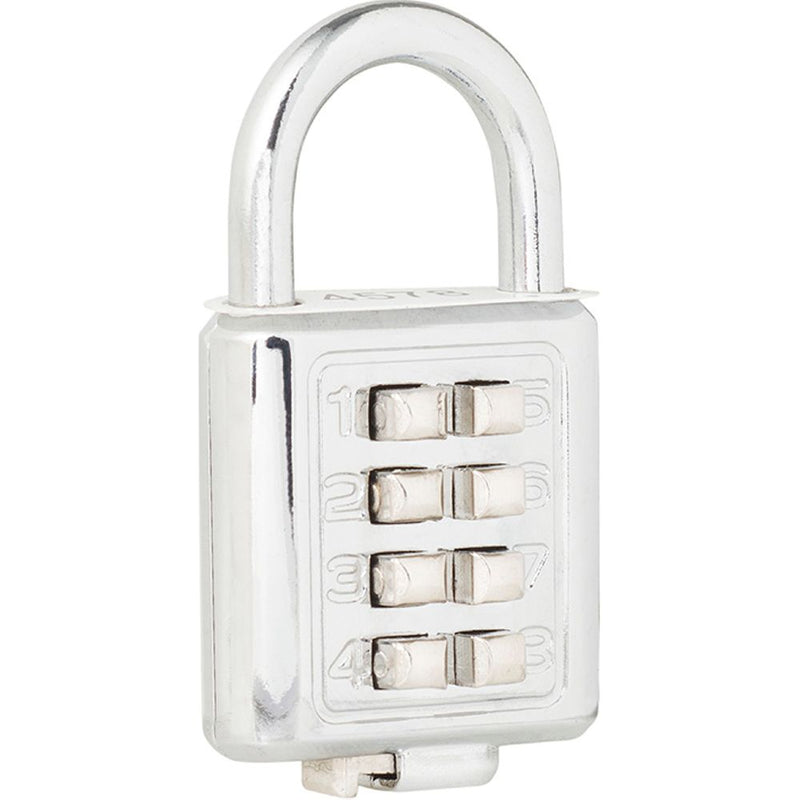 Candado digital corto 40 mm cromo brillante Lock