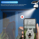 Cámara de seguridad solar, 360° a prueba de agua. Con wifi. 3MP.