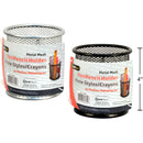 Porta lápices/ bolígrafos  metal  3.3x3.75 " (1pza) (Viene en colores variados al azar)