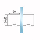 Boton cuadrado de puerta de bano satinado. Alta calidad. 10 años de garantia.