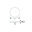 tapitas decorativas  de 25 mm.(solida) Brillante ( se vende por unidad)