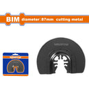 Cuchilla para sierra Oscilante Bi-Metal.Corta Metal. Díametro:87mm. Diseño Semi-circulo. Sierra oscilatoria