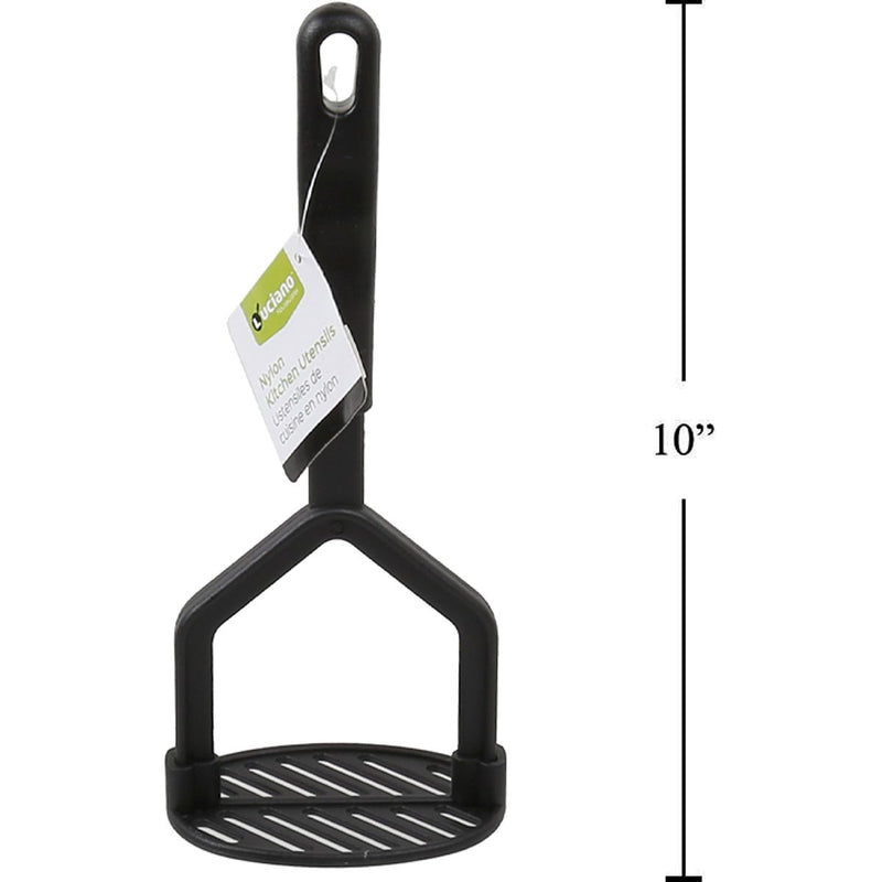 Machacador de papas de nailon Luciano, etiqueta