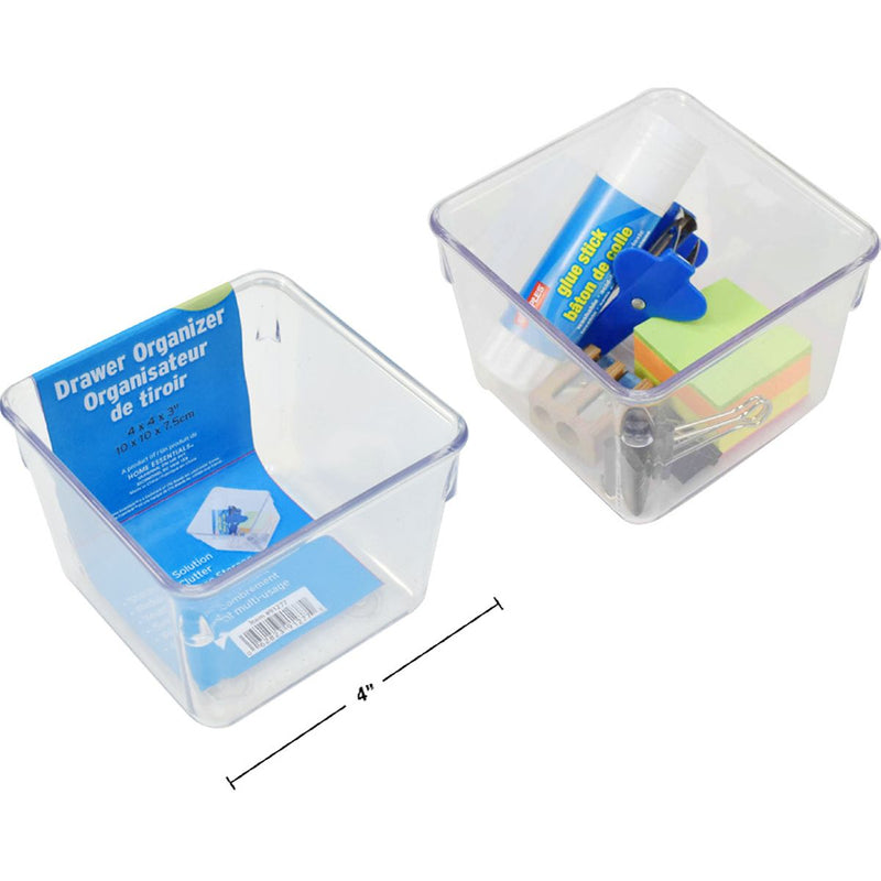 Organizador de cajones de 4 ", etiqueta