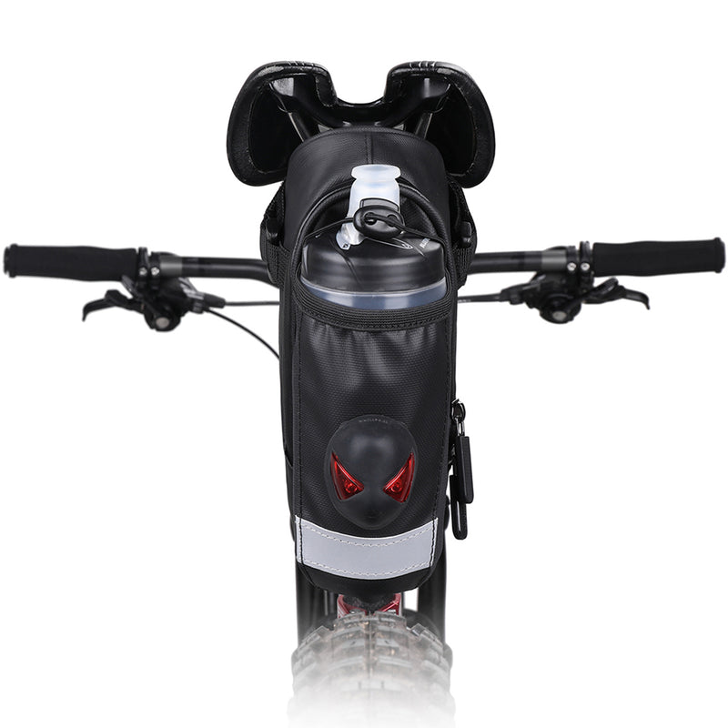 Bolso para Asiento de Bicicleta con porta termo negro Rhinowalk