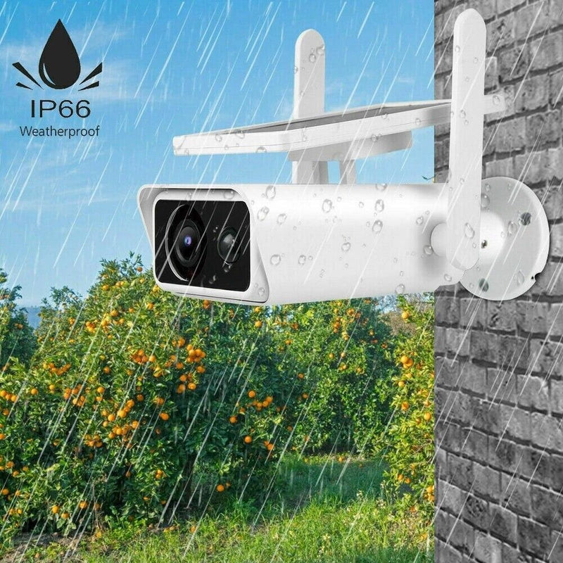 Cámara de seguridad solar con Wifi, a prueba de agua. 3MP.