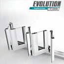 Riel Inferior de Empotrar. Sistema Plegable Europa. Color Silver