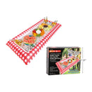 Enfriador para buffet inflable de cuadros vichy, 53 "x 26"