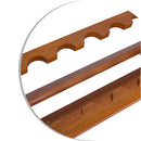 Rack madera de piso para cañas de pescar