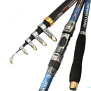 Kit de pesca caña Telescópica 2.7 m bolso