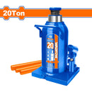 Gato Hidráulico Botella de 20 Ton. Alt. Min: 220mm. Alt. Elevación: 140mm. Alt. Ajustable: 60mm.