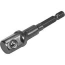 Adaptador Socket vástago hexagonal extensión 1/2" 70 mm largo