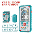 Multímetro digital TOTAL SMART Función (AC/DC voltaje, resistencia y Continuidad) NCV