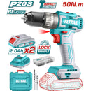 Drill Taladro inalámbrico 3/8" 20V de impacto (Sin escobillas) Incluye batería y cargador.