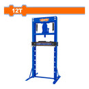 Prensa hidráulica capacidad 12T. Rango de trabajo 0 ~ 610 mm. Prensa de taller.