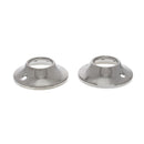Brida de acero inoxidable para barra de ducha. Incluye tornillos