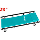 Cama para mecánico 36". 920 x 425 x 95mm. 5.76 Kg. Camilla