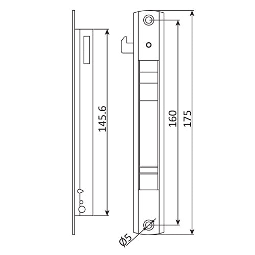 Cierre perimetral economico de tornillo visto. Funciona en ventana nacional.