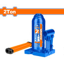 Gato Hidráulico Botella de 2 Ton. Alt. mínima:150mm. Alt. Elevación: 80mm. Alt. Ajustable: 48mm.