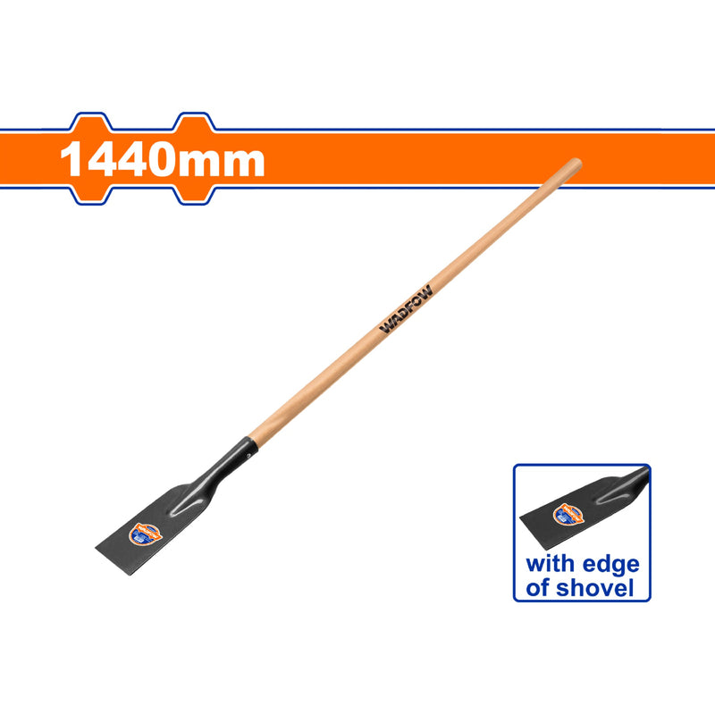 Raspador Forjado con mango de Madera. Long:1440mm. Acero al Carbono. 100mm x 3550mm