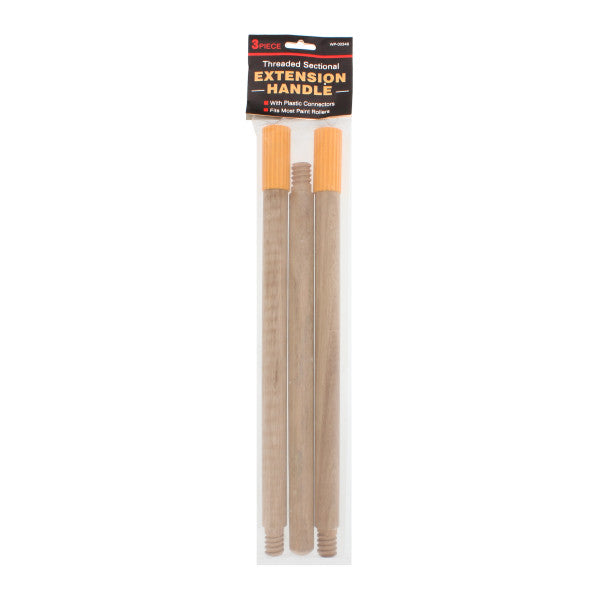 Extensión de madera de 3 piezas