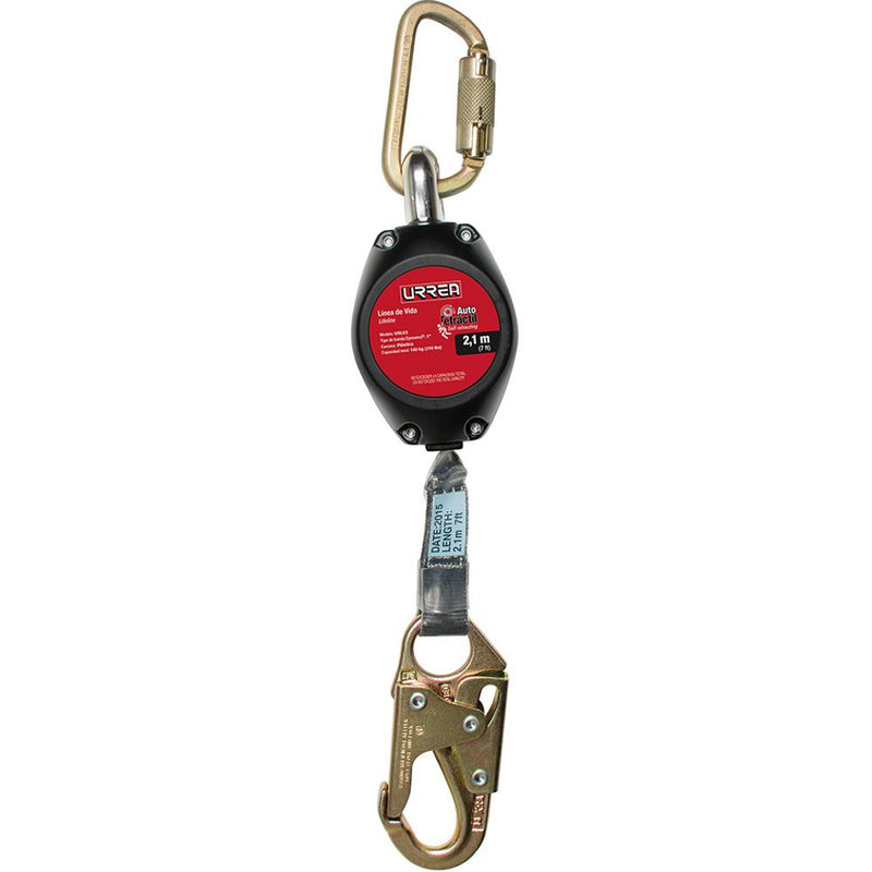 Linea vida auto retractil 7ft Urrea
