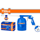 Pistola spray 750cc de aire Capacidad de Lavado: 0.75L. Tamaño de la boquilla: 185mm. Presión: 4 Bar.
