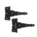 Kit de bisagra decorativa heavy duty color negro con manilla