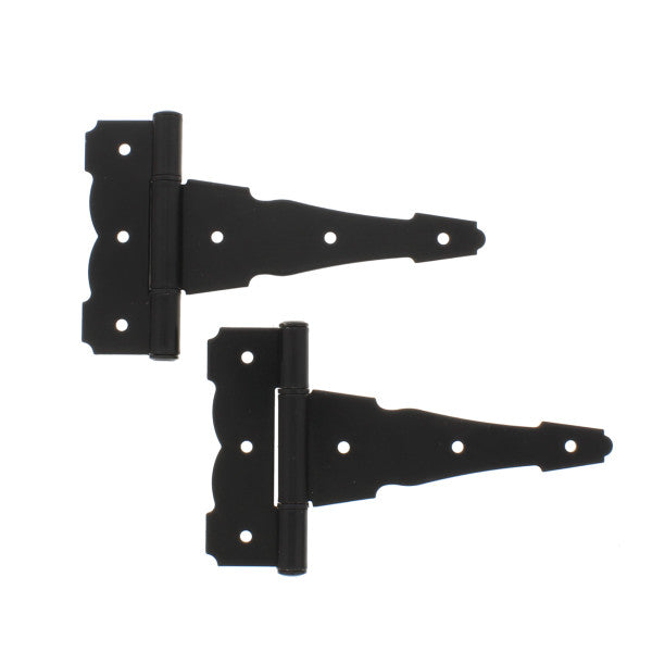 Kit de bisagra decorativa heavy duty color negro con manilla