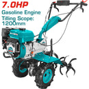 Motocultor motoazada a gasolina 5.1kW (7.0HP). Alcance de labrado 1200 mm Moto azada