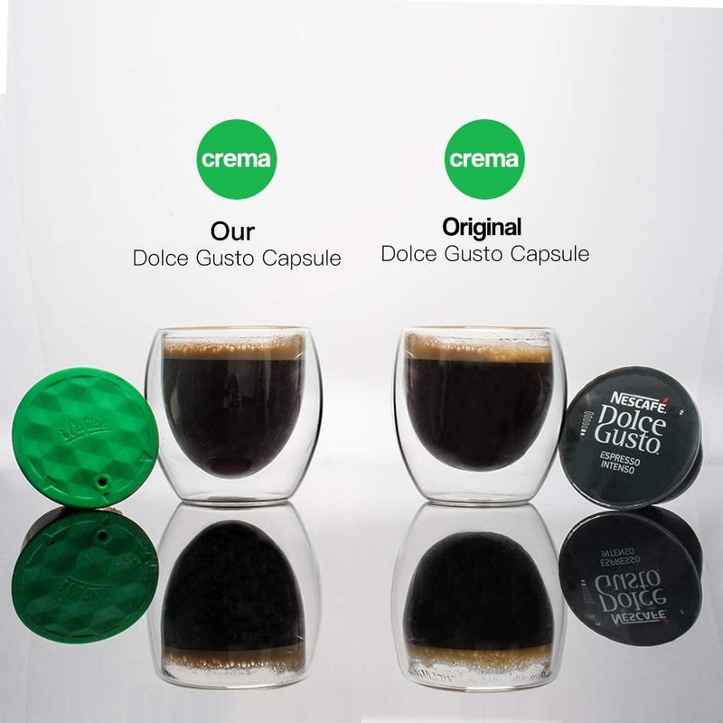 Cápsula de café DOLCE GUSTO reutilizable de acero inoxidable.