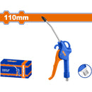 Pistola de aire comprimido de plástico 110mm. Sin enchufe rápido.