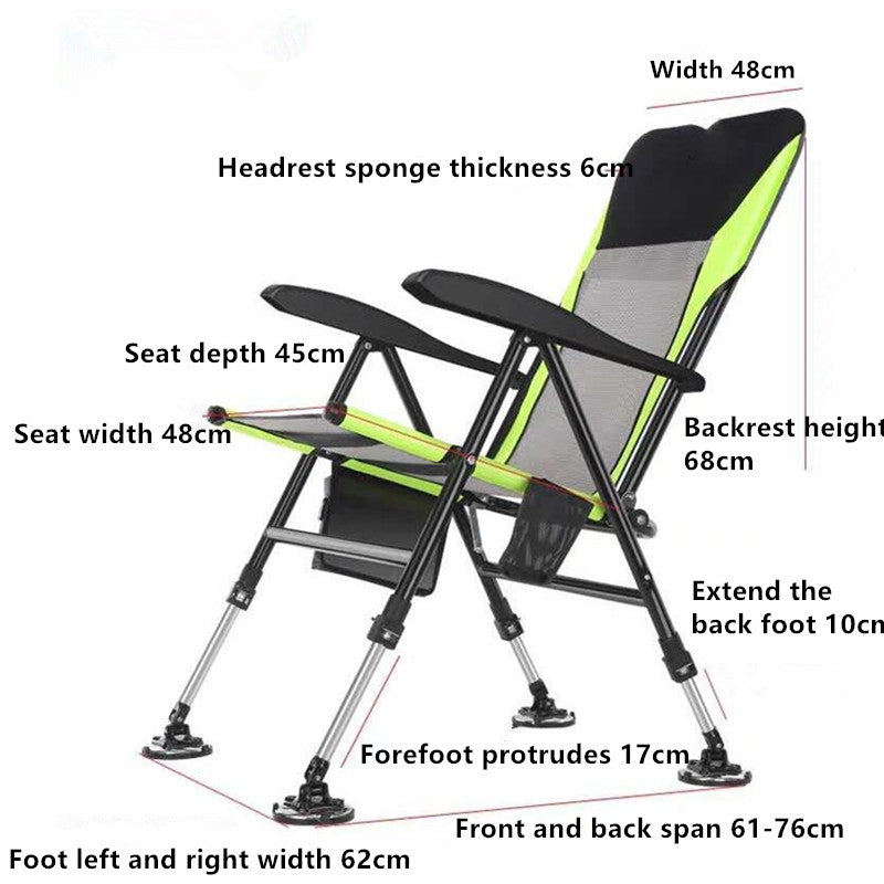 Silla plegable de pesca y outdoor Heavy duty