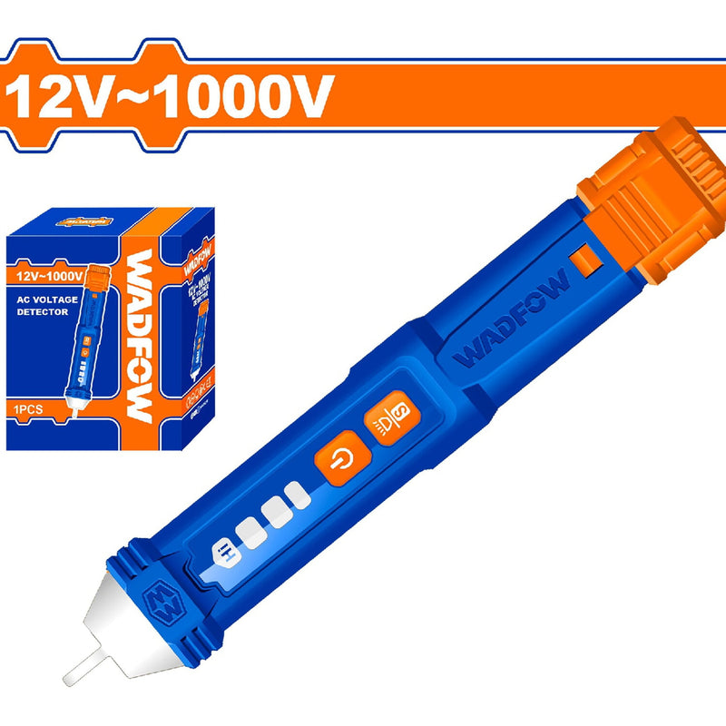 Voltímetro Detector de voltaje AC sin contacto 12V~1000V. Apagado automático. Luz de Flash.