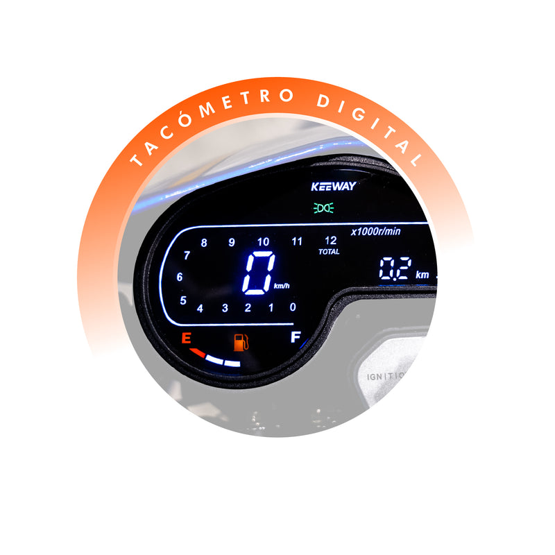 Keeway TX150. 150cc  Motor Monocilindro enfriado por aire. 2 valvulas.