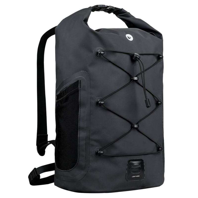 Bolso dry bag 100% impermeable 25L Negro Rhinowalk