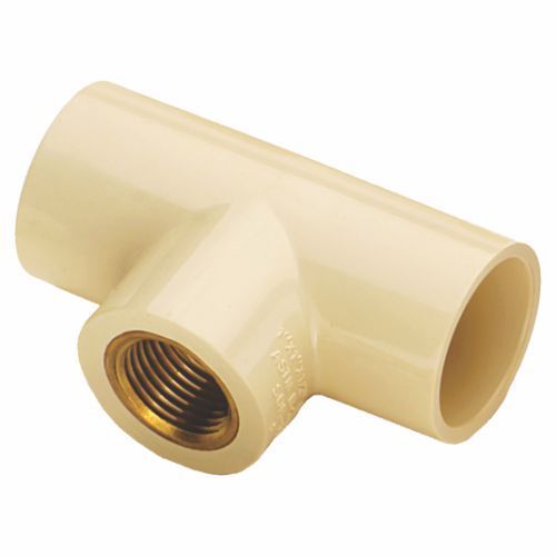 TEE reductora de CPVC con rosca bronce  1/2"*1/2"*1/2 NESSATI