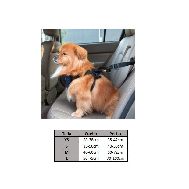 Arnes Pechera para mascota, para transportar en auto. Tamaño XS.
