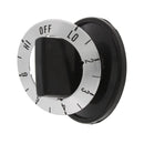 Juego de perillas de rango eléctrico