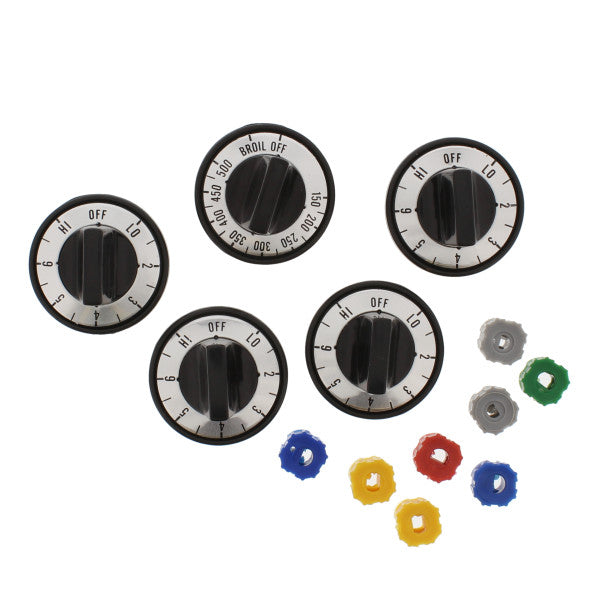 Juego de perillas de rango eléctrico