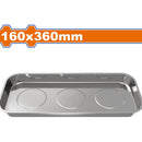 Bandeja de Almacenamiento Magnético 160x360mm. Ideal para tornillos y tuercas. Acero Inoxidable.